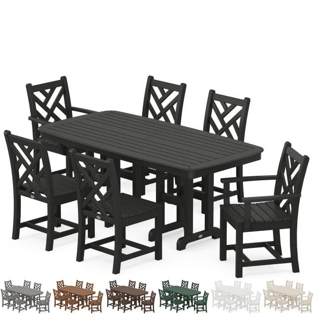 POLYWOOD® Dining Set - Chippendale 7-Piece - PWS121-1 Dining Set POLYWOOD®