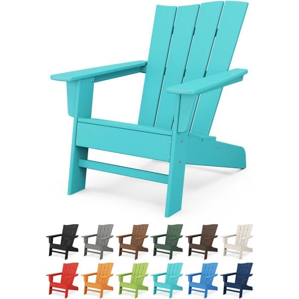 POLYWOOD® The Wave Chair Right - OCA21 Adirondack Chair POLYWOOD®