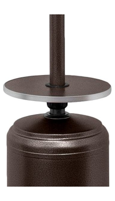 AZ Patio Heaters - 87" Tall Outdoor Patio Heater with Table - Hammered Bronze - HLDS01-CGT Patio Heaters AZ Patio Heaters