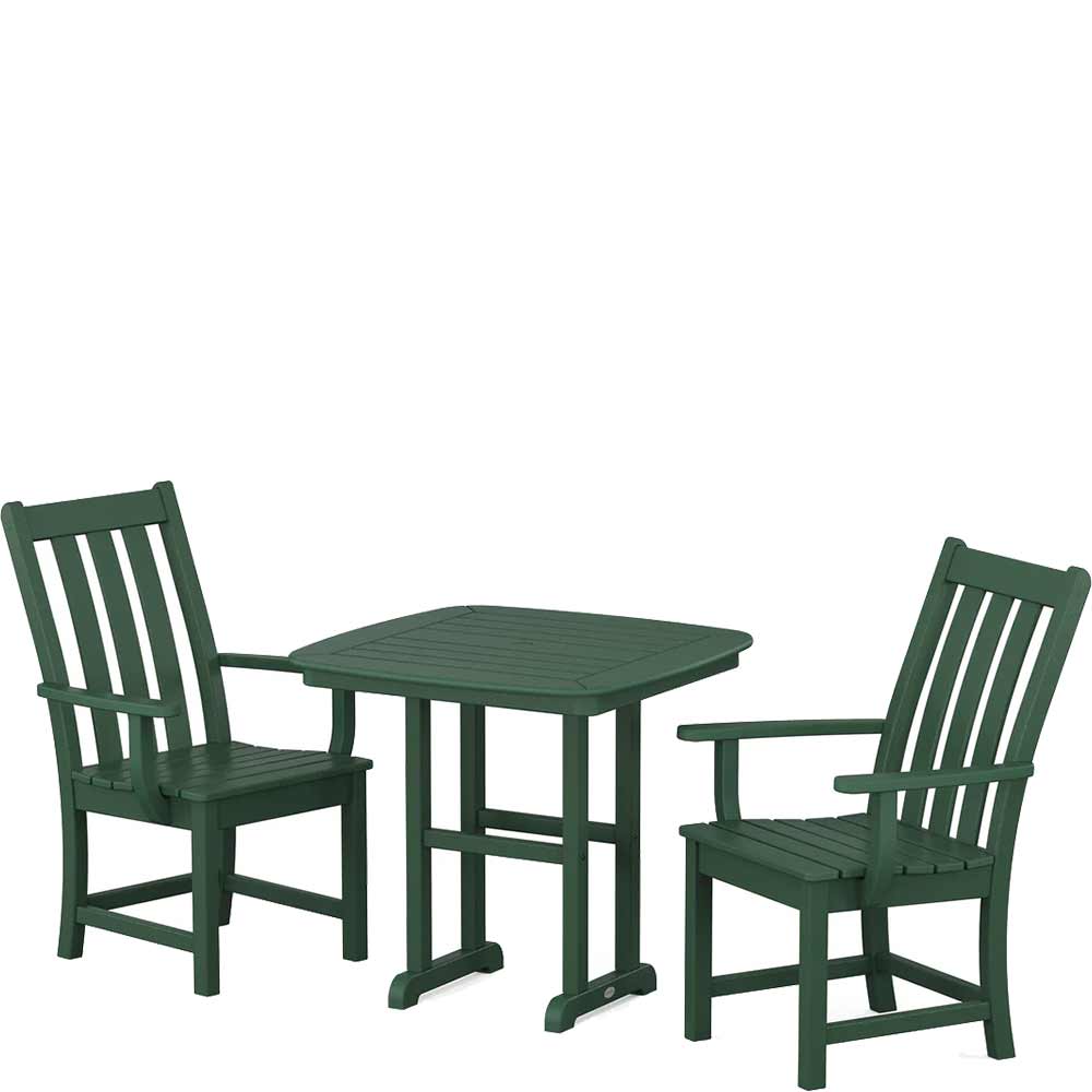 POLYWOOD® Vineyard 3-Piece Dining Set - PWS1230-1 Dining Set POLYWOOD®