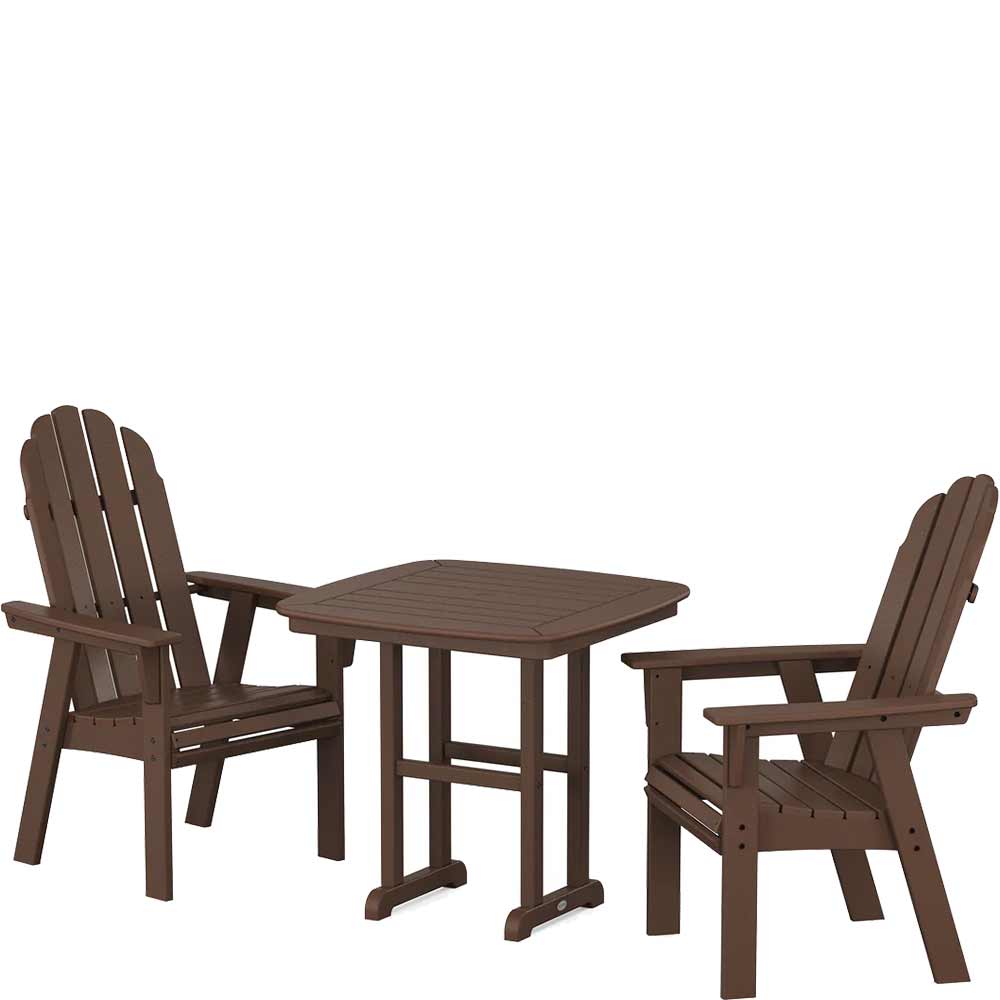 POLYWOOD® Vineyard Adirondack 3-Piece Dining Set - PWS1229-1 Patio Set POLYWOOD®