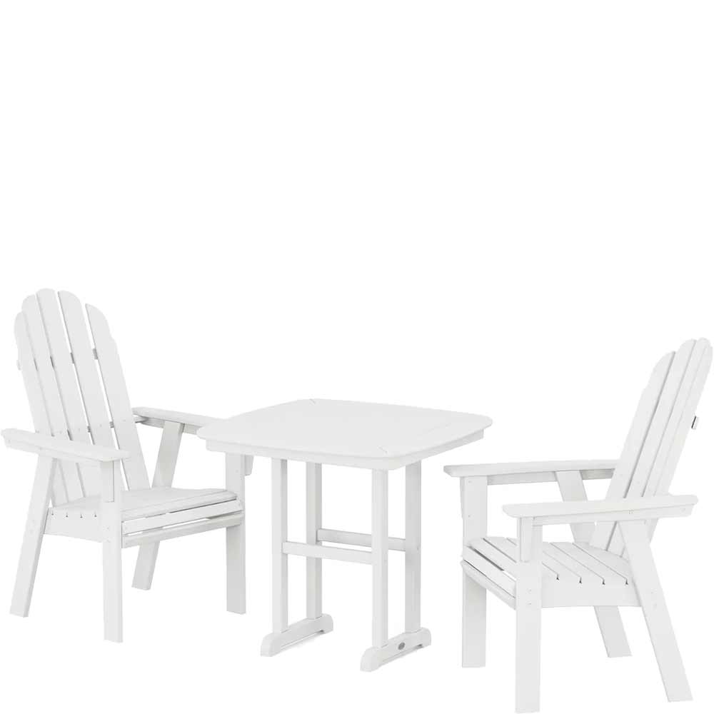POLYWOOD® Vineyard Adirondack 3-Piece Dining Set - PWS1229-1 Patio Set POLYWOOD®