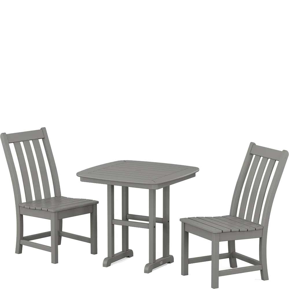 POLYWOOD® Vineyard Side Chair 3-Piece Dining Set - PWS1228-1 Patio Set POLYWOOD®