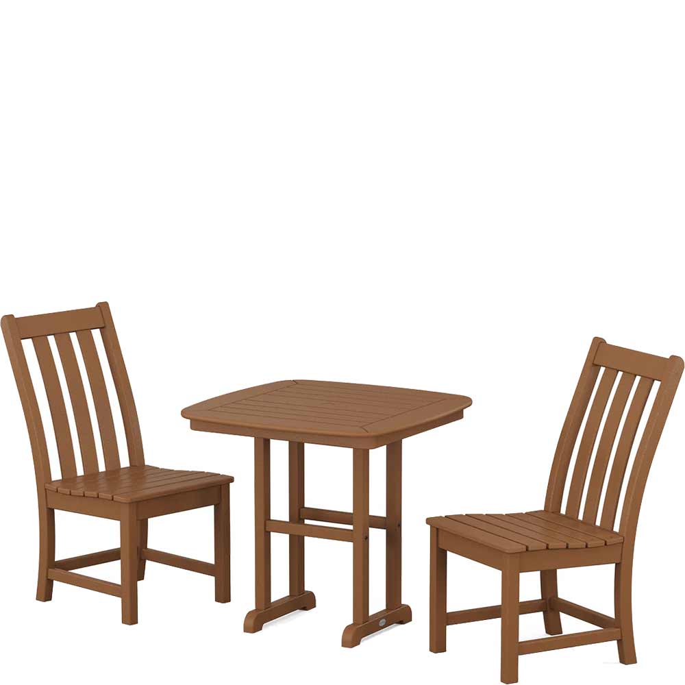 POLYWOOD® Vineyard Side Chair 3-Piece Dining Set - PWS1228-1 Patio Set POLYWOOD®