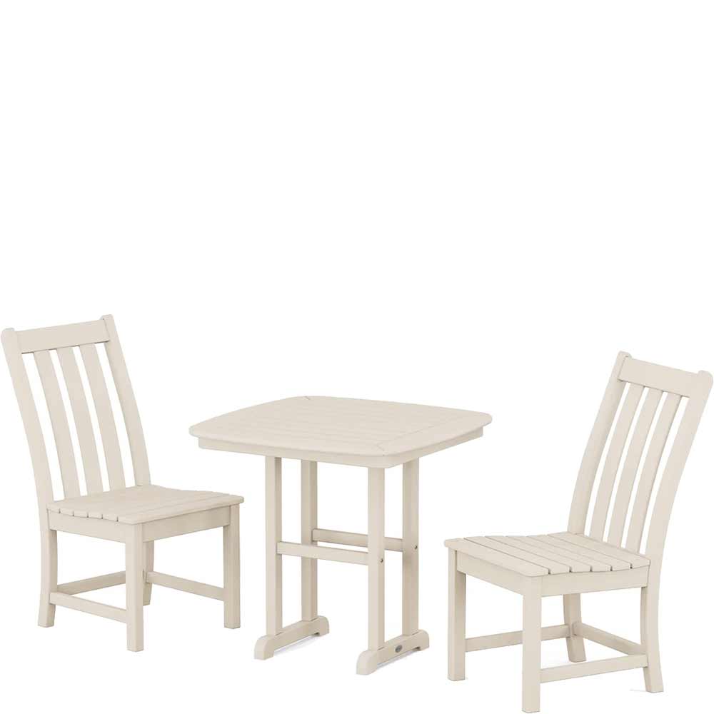 POLYWOOD® Vineyard Side Chair 3-Piece Dining Set - PWS1228-1 Patio Set POLYWOOD®