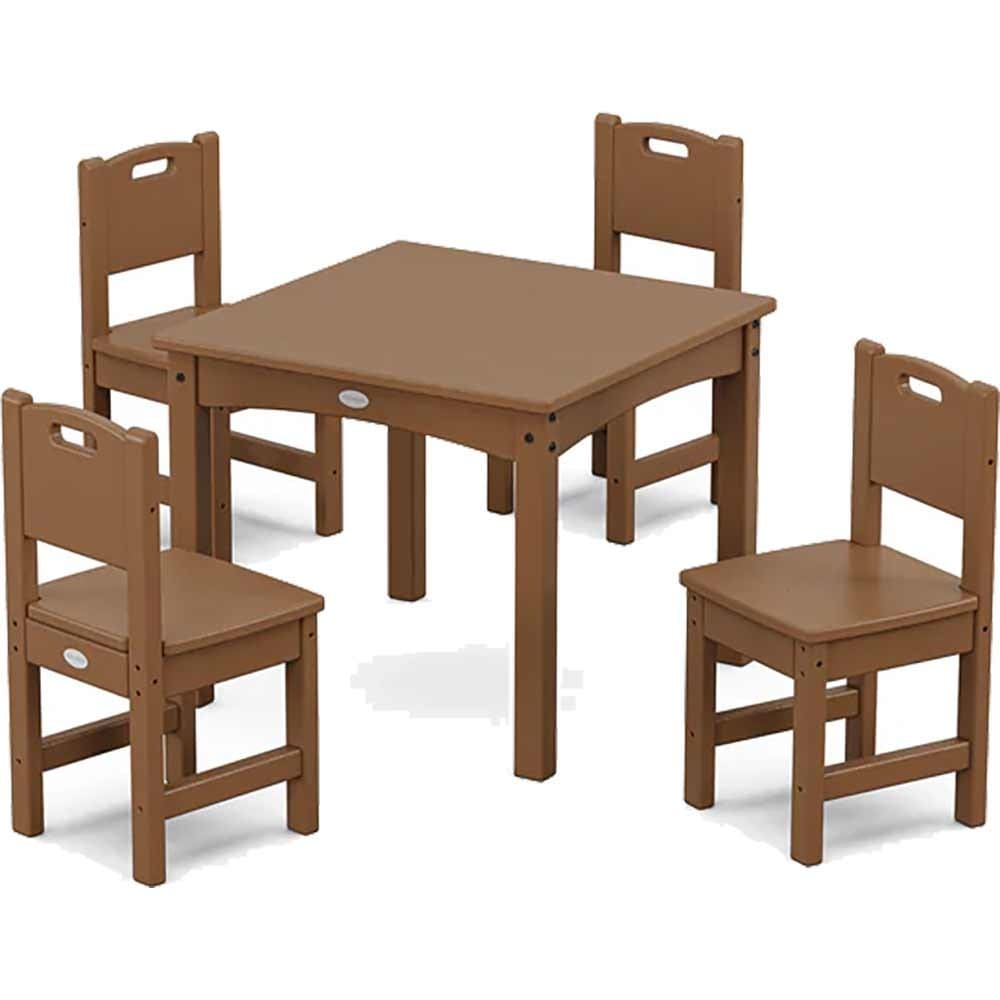 POLYWOOD® Toddler 5-Piece Dining Set - PWS2712-1