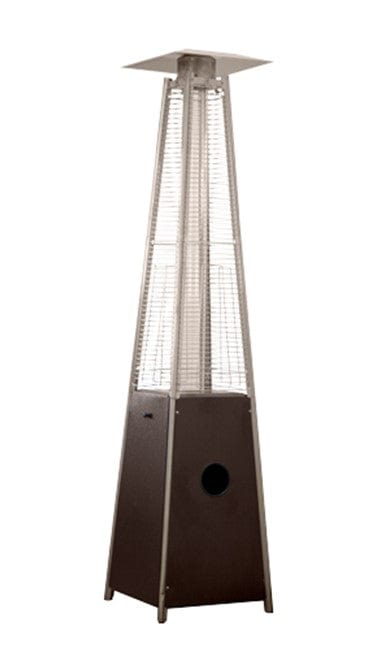 AZ Patio Heaters - Tall Quartz Glass Tube Heater- Hammered Bronze Finish - HLDS01-GTHG Patio Heaters AZ Patio Heaters
