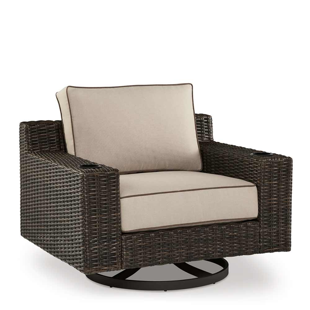 Ashley Furniture - Coastline Bay Outdoor Swivel Lounge Chair Deep Seating Ashley Furniture