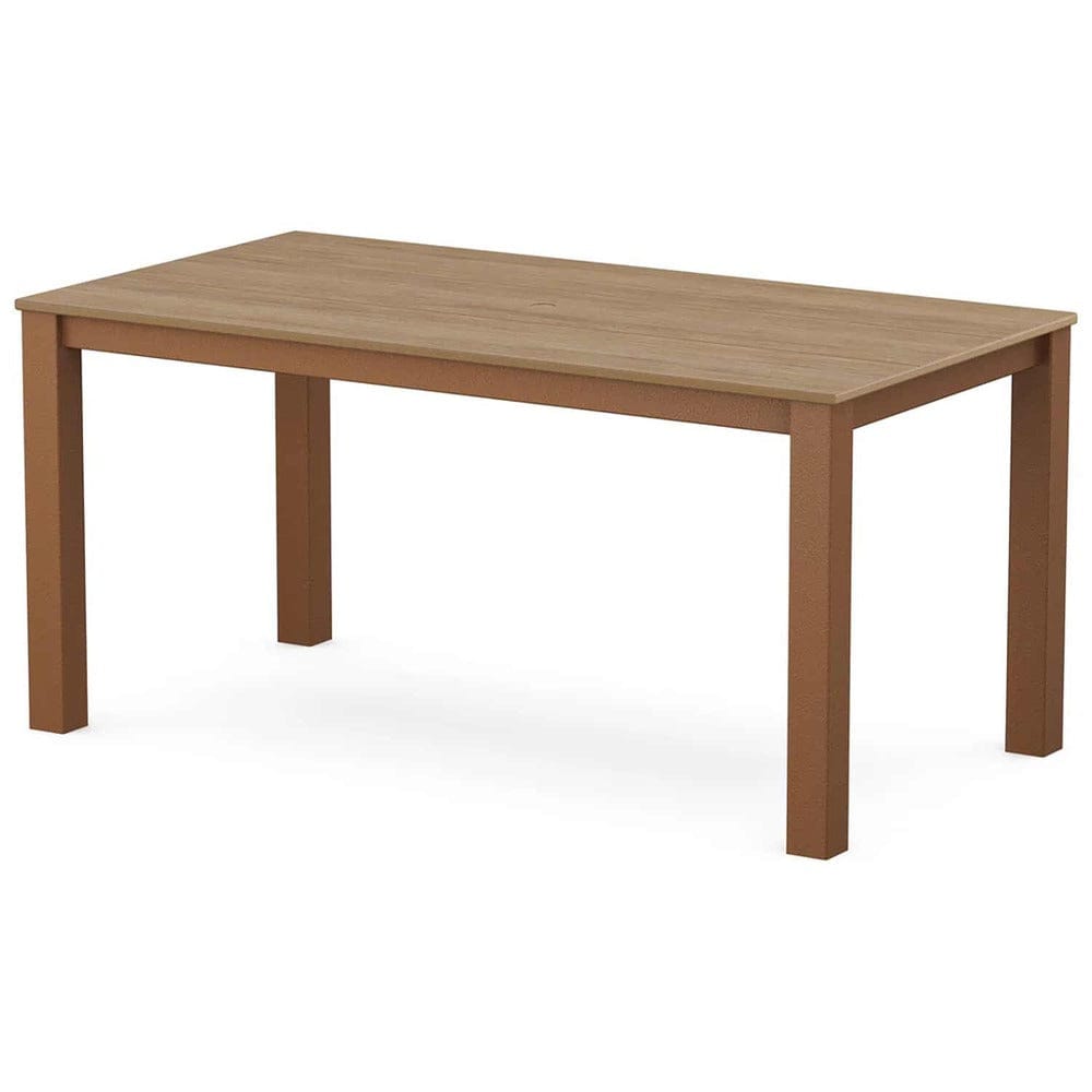 POLYWOOD® Studio Parsons 34" X 64" Dining Table - Select Accents - DT3464-T14