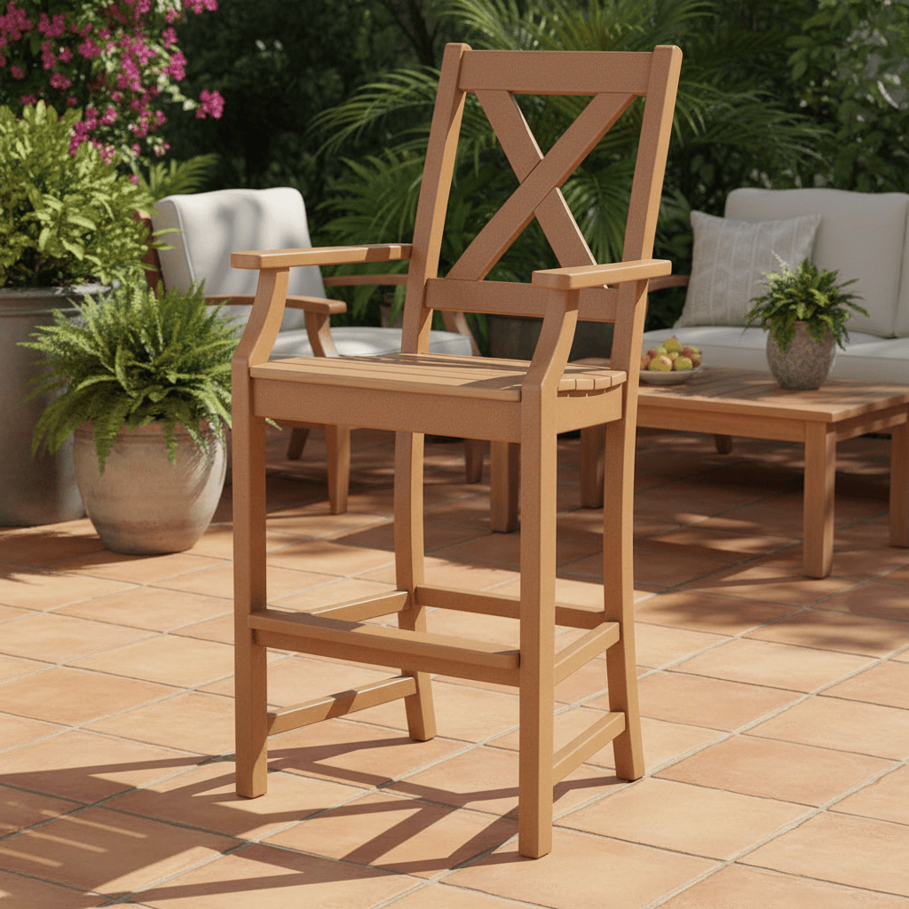 POLYWOOD® Braxton Bar Arm Chair - Select Accents - TGD282 Chair POLYWOOD®