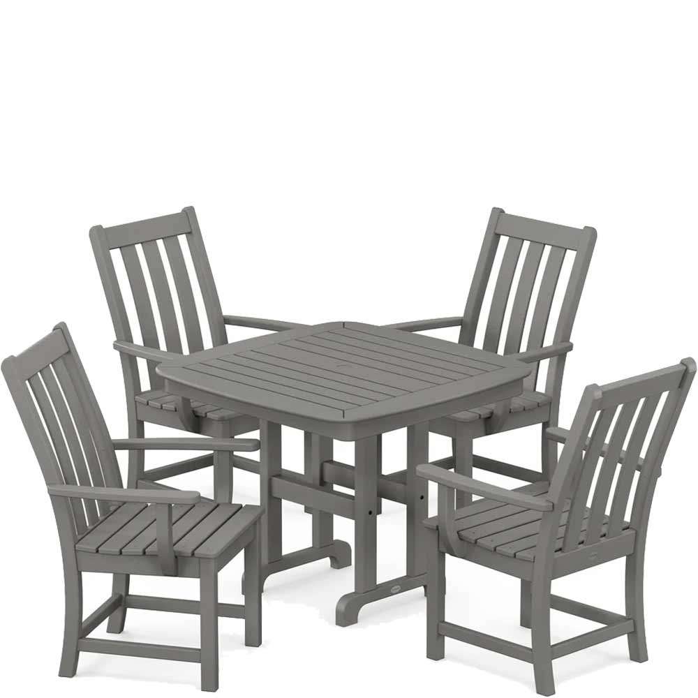 POLYWOOD® Vineyard 5-Piece Dining Set - PWS660-1 Dining Set POLYWOOD®