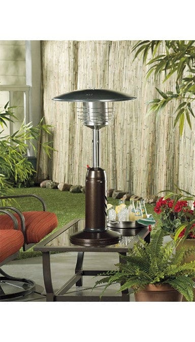 AZ Patio Heaters - Outdoor Tabletop Patio Heater - Hammered Bronze Finish - HLDS032-CG Patio Heaters AZ Patio Heaters