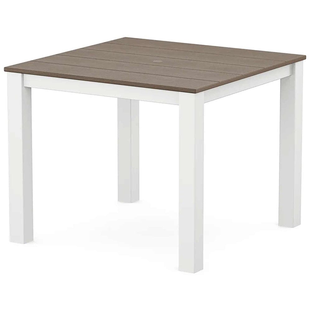 POLYWOOD® Parsons 38" X 38" Dining Table - Select Accents - DT3838-T15 Table POLYWOOD®