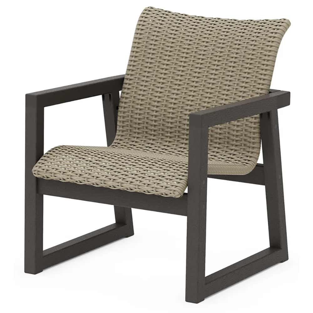 POLYWOOD® EDGE Woven Lounge Chair - EMD340