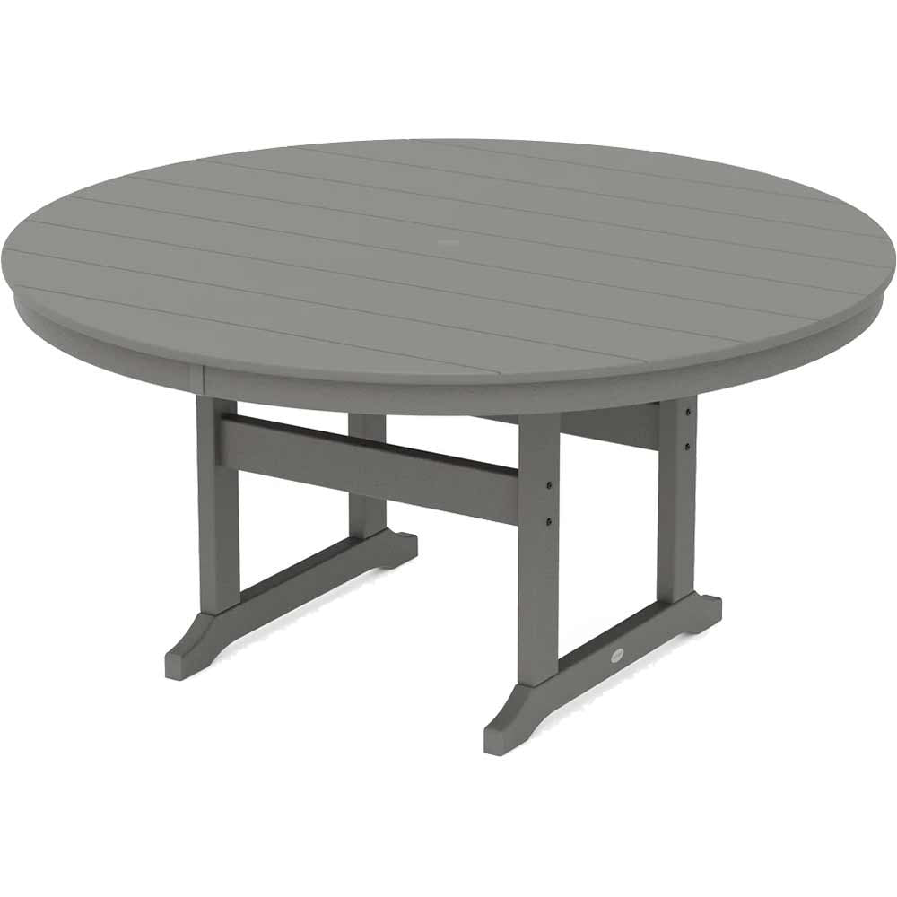 POLYWOOD® 60" Round Farmhouse Dining Table - RT260-L5 Table POLYWOOD®