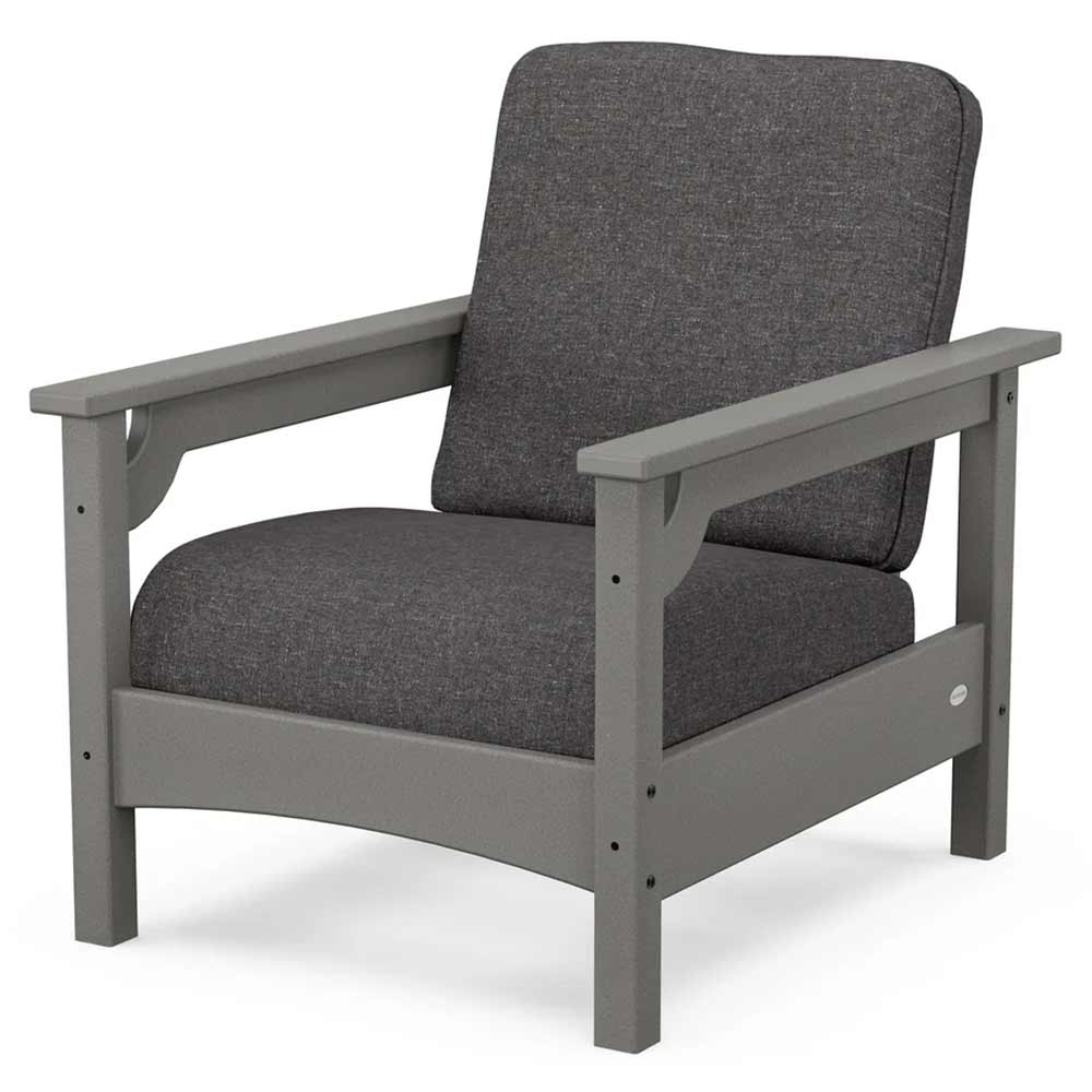 POLYWOOD® - Club Chair - PWCLC23GY Outdoor Furniture POLYWOOD®