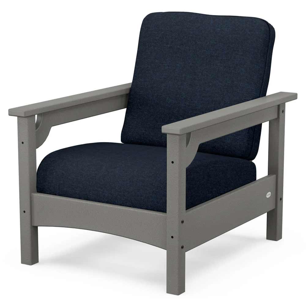 POLYWOOD® - Club Chair - PWCLC23GY Outdoor Furniture POLYWOOD®