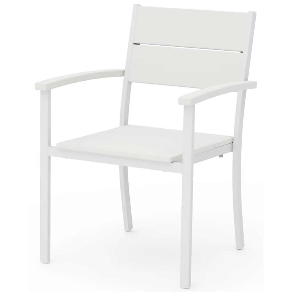 POLYWOOD® - Main Street Stacking Dining Arm Chair - AL210 Outdoor Furniture POLYWOOD®