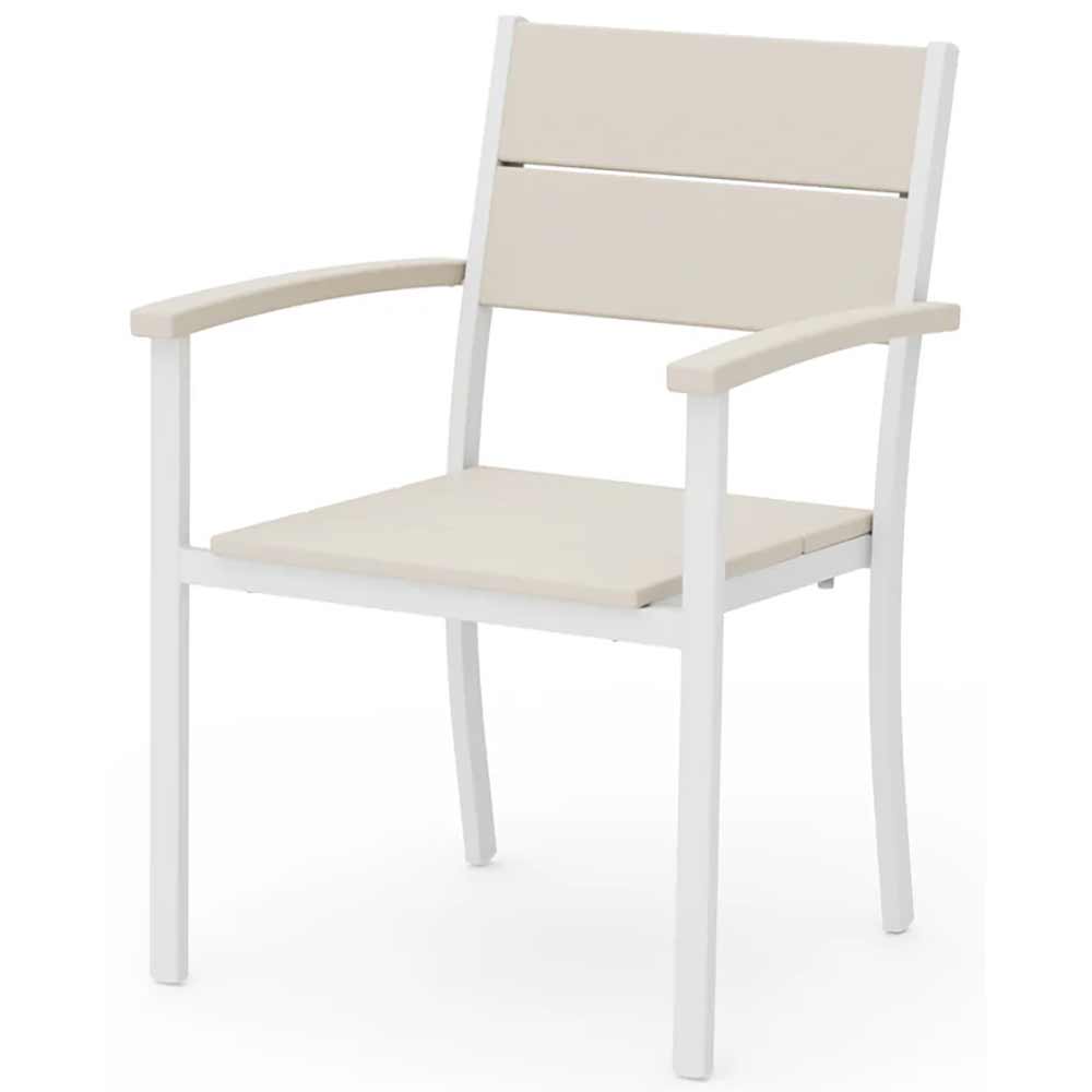 POLYWOOD® - Main Street Stacking Dining Arm Chair - AL210 Outdoor Furniture POLYWOOD®