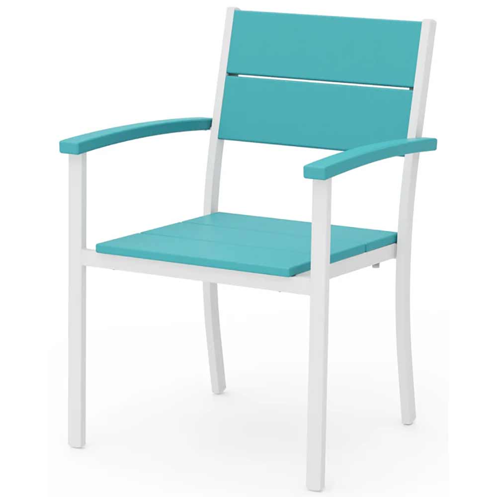 POLYWOOD® - Main Street Stacking Dining Arm Chair - AL210 Outdoor Furniture POLYWOOD®