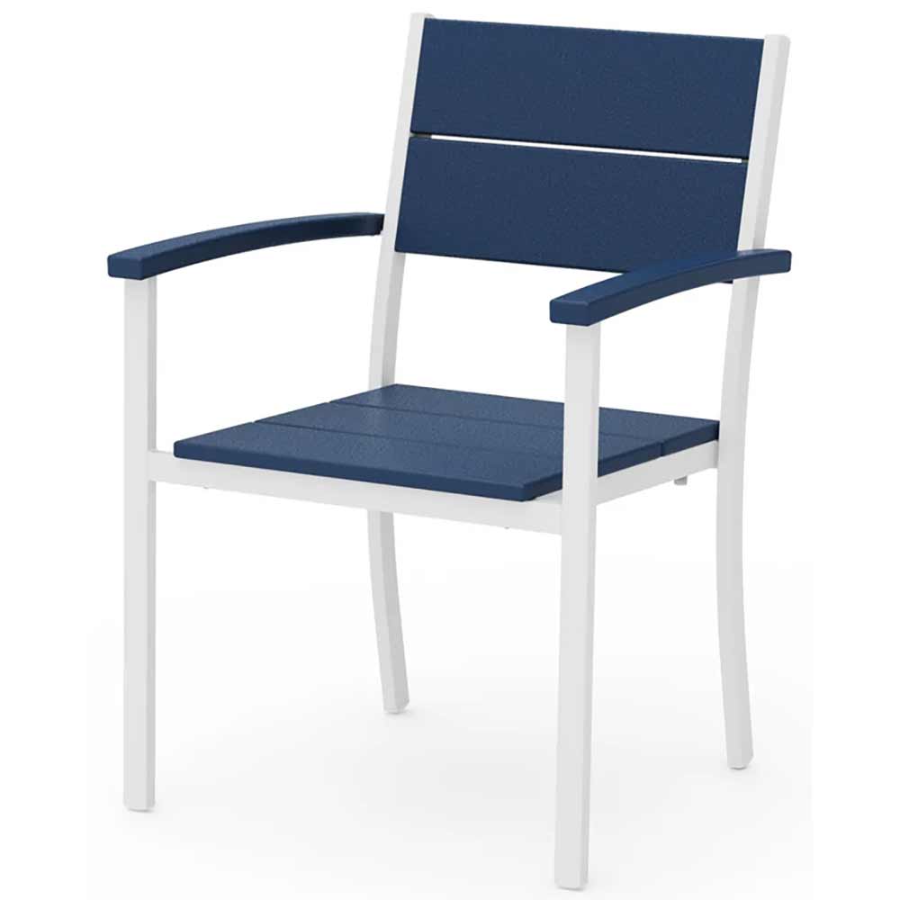 POLYWOOD® - Main Street Stacking Dining Arm Chair - AL210 Outdoor Furniture POLYWOOD®
