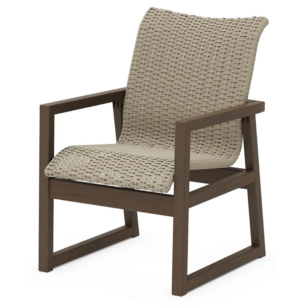 POLYWOOD® EDGE Woven Dining Arm Chair - EMD240