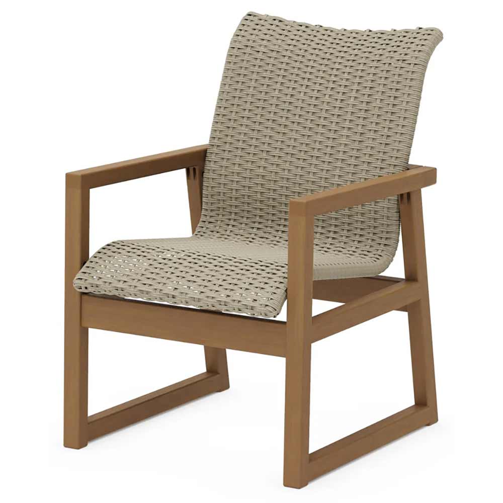 POLYWOOD® EDGE Woven Dining Arm Chair - EMD240