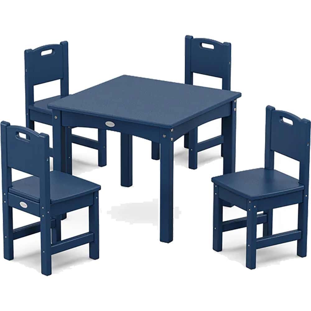 POLYWOOD® Toddler 5-Piece Dining Set - PWS2712-1