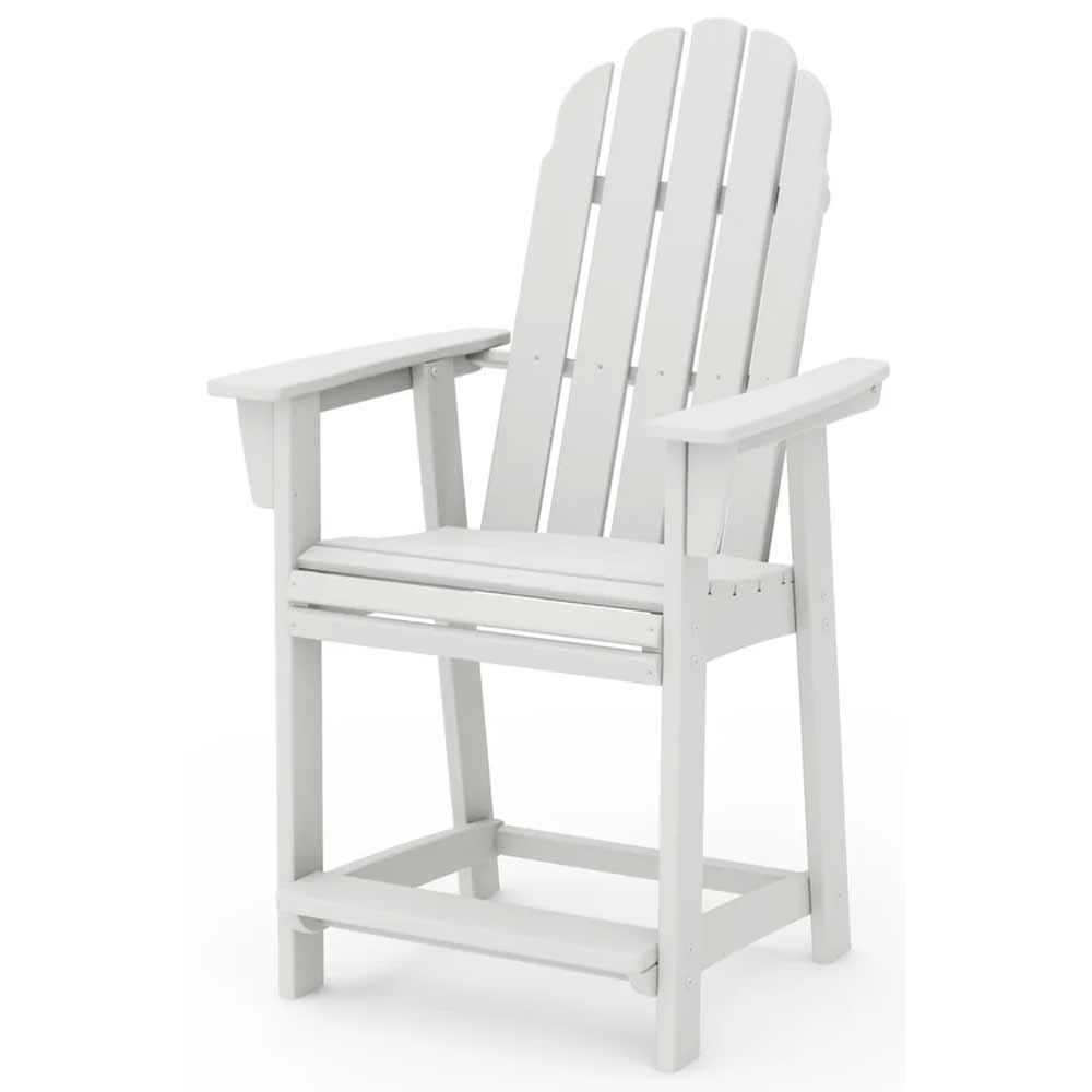 POLYWOOD® Vineyard Curveback Adirondack Counter Chair - ADD601