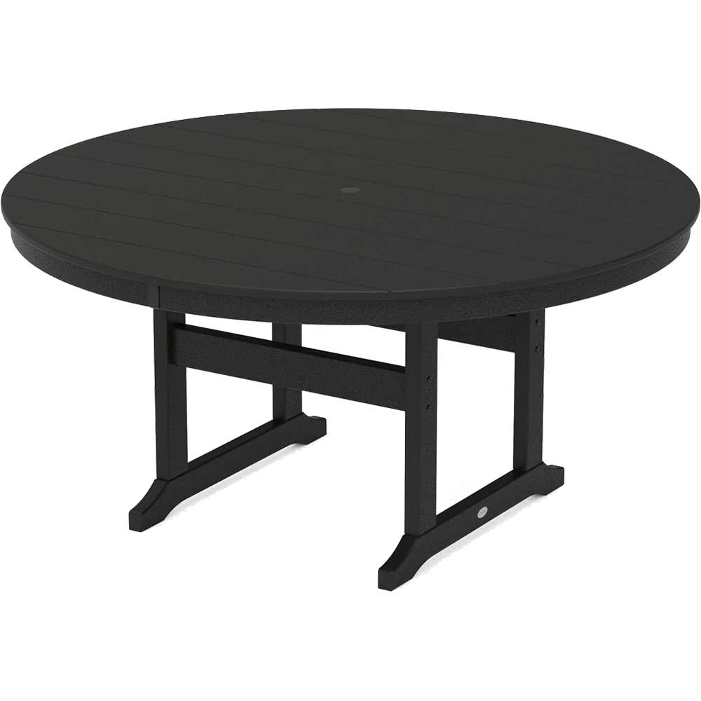 POLYWOOD® 60" Round Farmhouse Dining Table