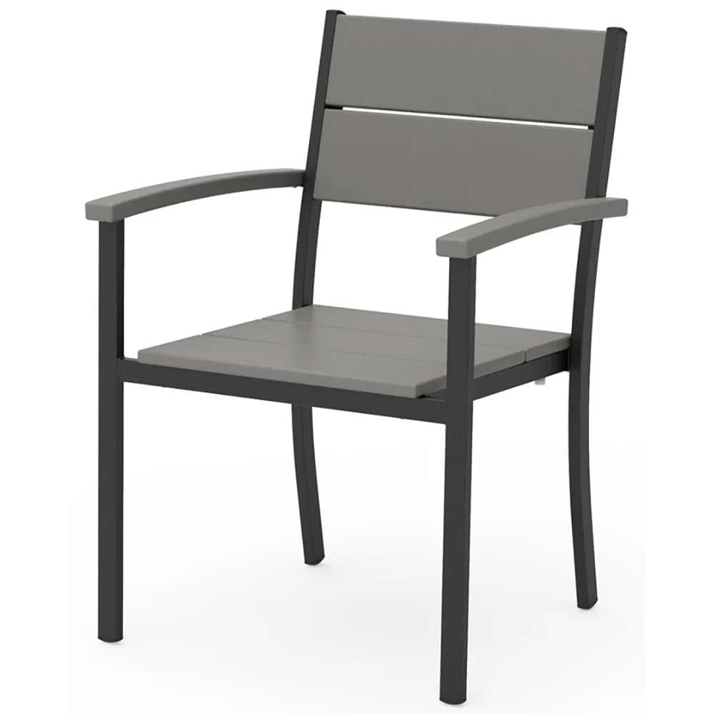 POLYWOOD® - Main Street Stacking Dining Arm Chair - AL210 Outdoor Furniture POLYWOOD®