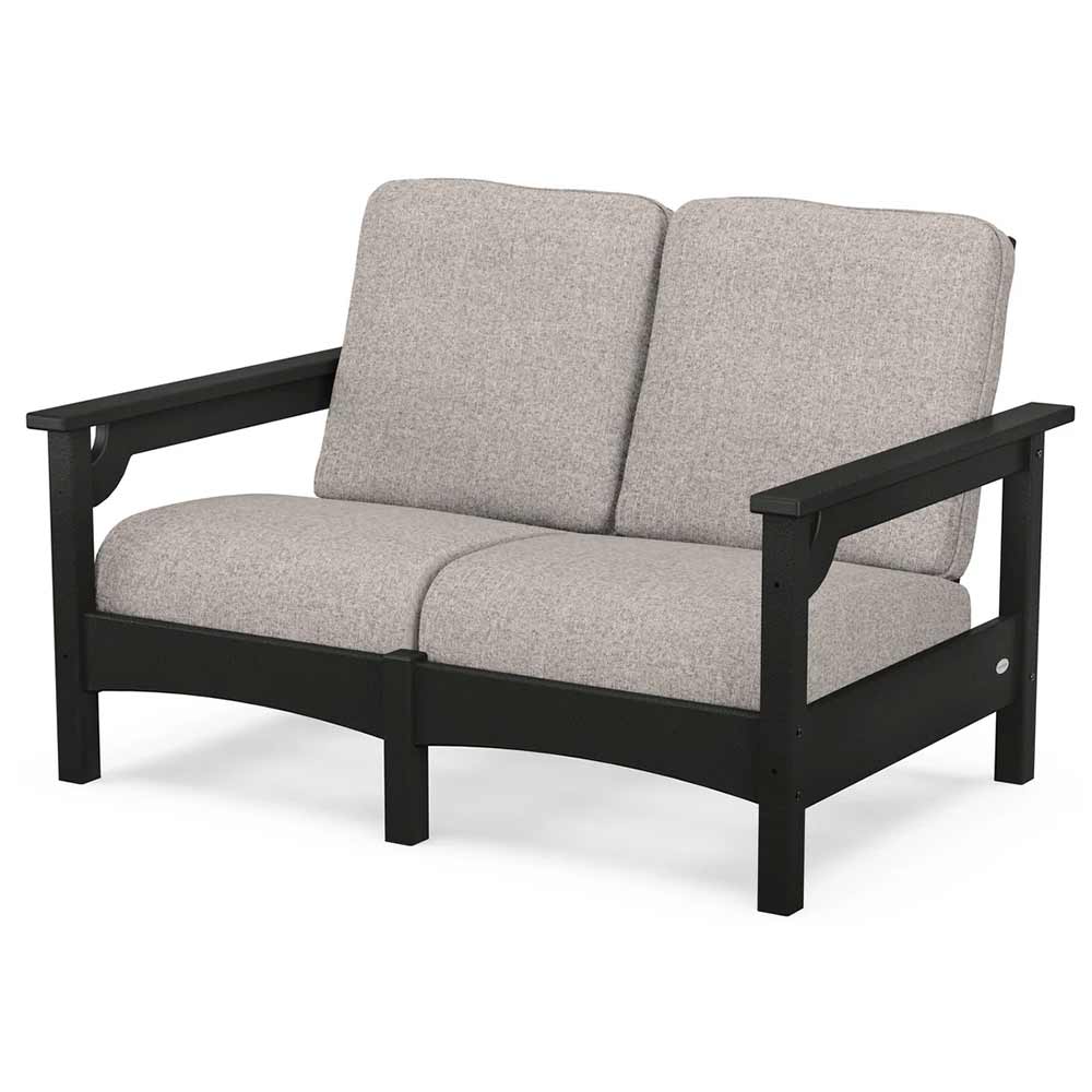 POLYWOOD® - Club Loveseat - PWCLC47GY Outdoor Furniture POLYWOOD®