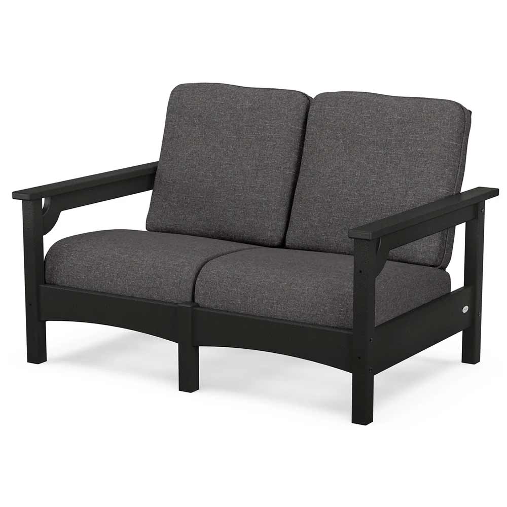 POLYWOOD® - Club Loveseat - PWCLC47GY Outdoor Furniture POLYWOOD®