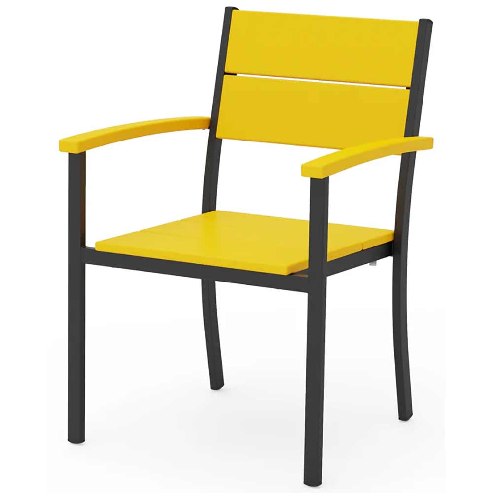 POLYWOOD® - Main Street Stacking Dining Arm Chair - AL210 Outdoor Furniture POLYWOOD®