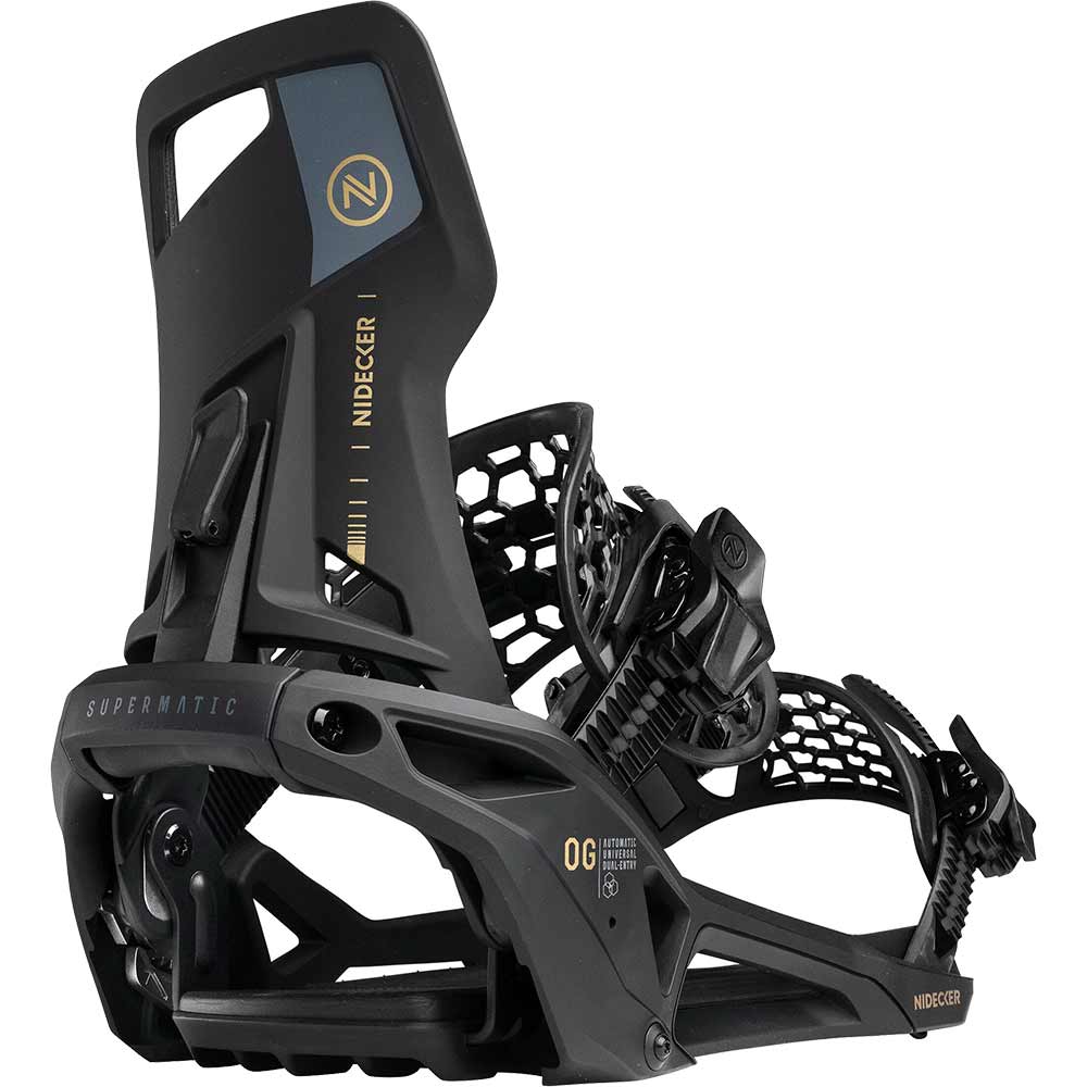 2026 Nidecker Supermatic OG Snowboard Bindings Snowboard Bindings Nidecker