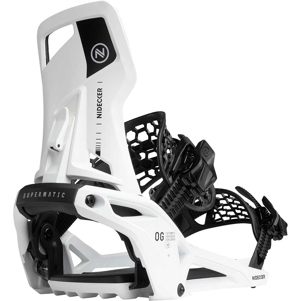2026 Nidecker Supermatic OG Snowboard Bindings Snowboard Bindings Nidecker