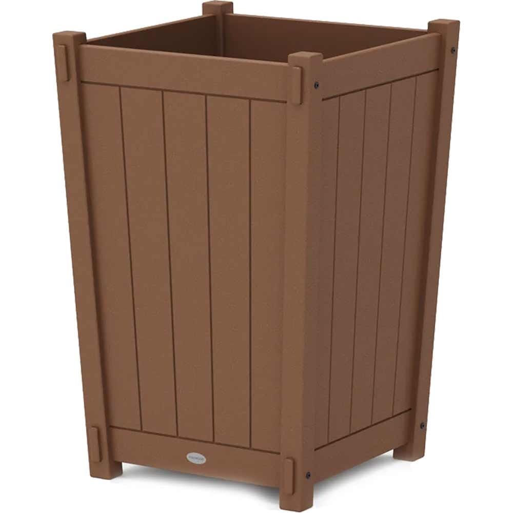 POLYWOOD® Vineyard Large Tapered Square Planter Box - 6317A Planter POLYWOOD®