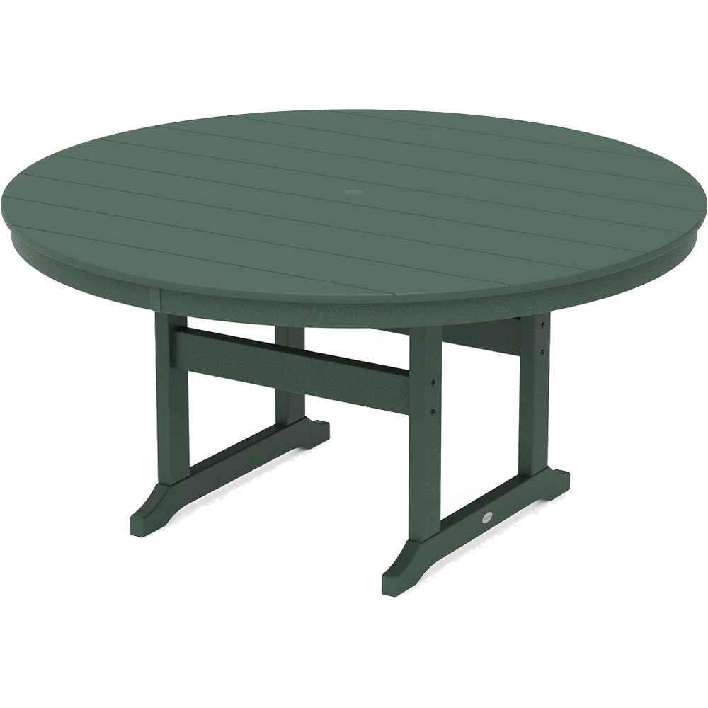 POLYWOOD® 60" Round Farmhouse Dining Table