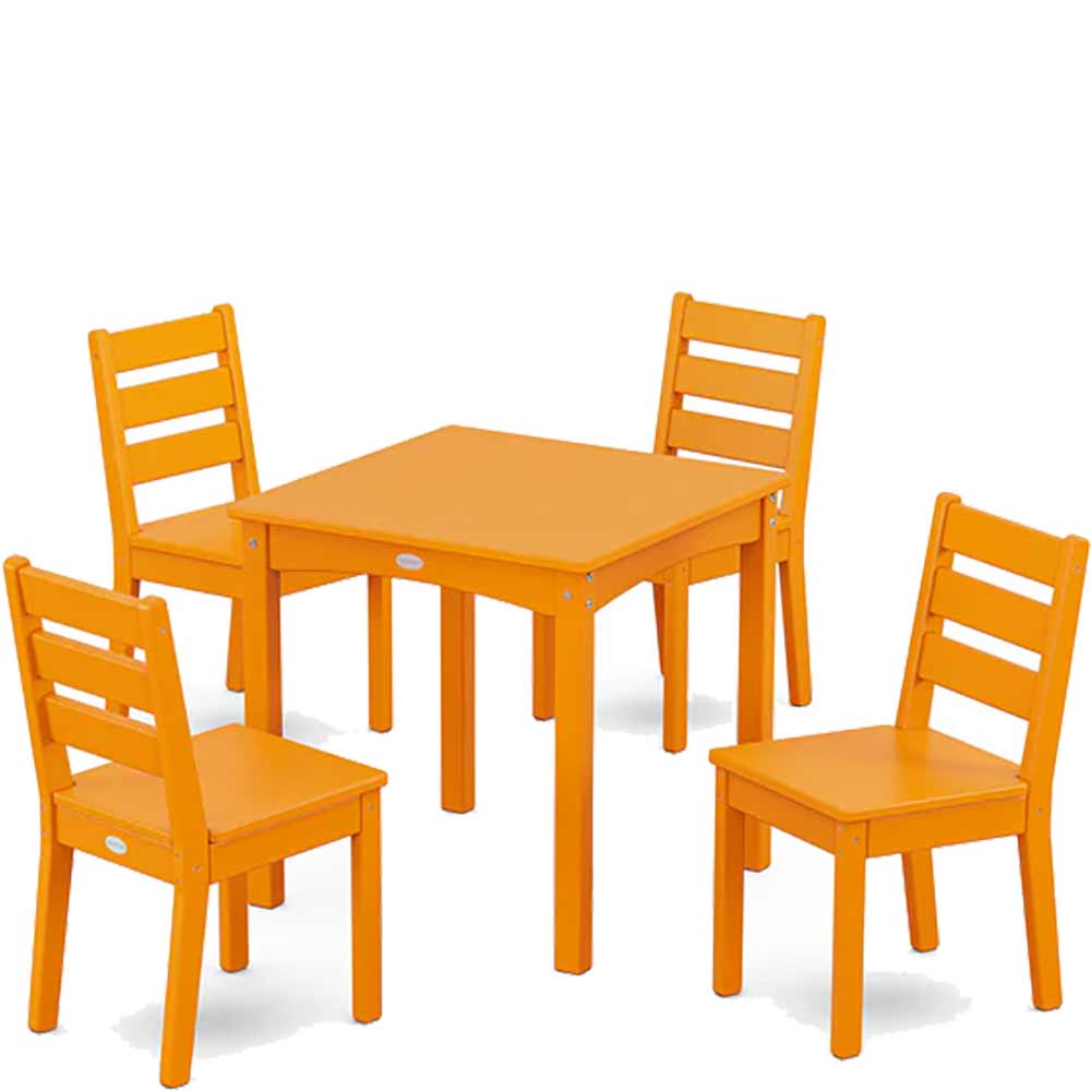 POLYWOOD® Lakeside Kids 5-Piece Dining Set - PWS2709-1 Dining Set POLYWOOD®