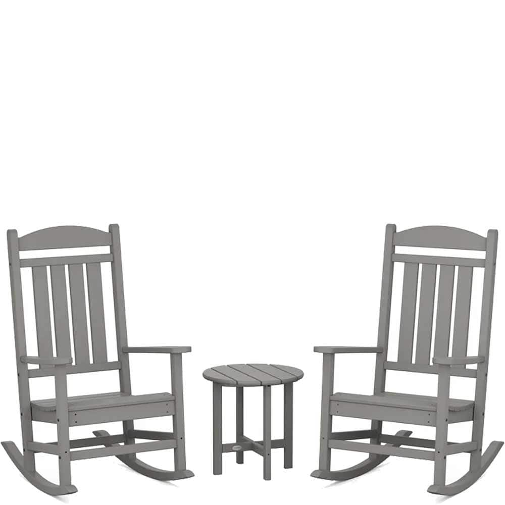 POLYWOOD® Presidential 3-Piece Rocker Set - PWS109-1 Rocking Chair POLYWOOD®