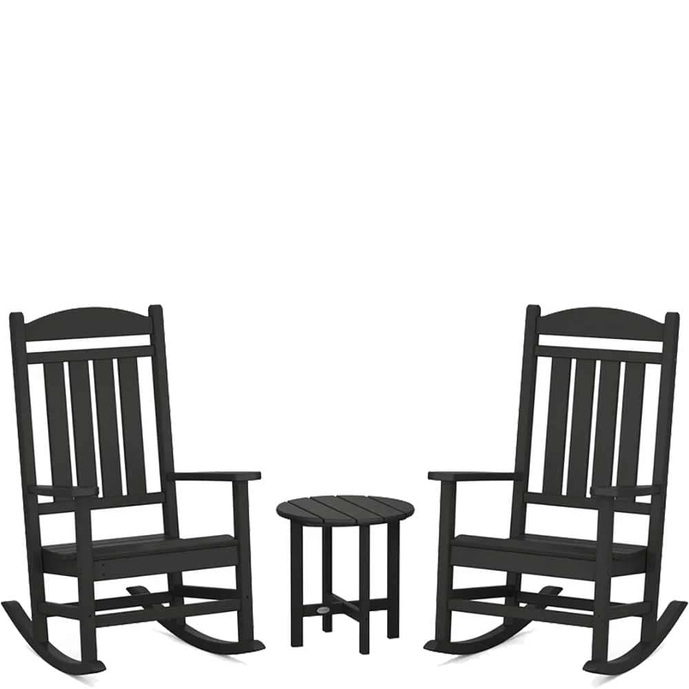 POLYWOOD® Presidential 3-Piece Rocker Set - PWS109-1 Rocking Chair POLYWOOD®