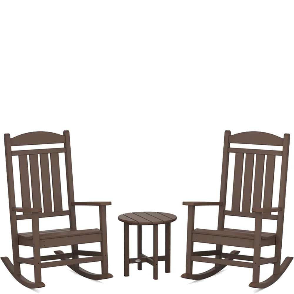 POLYWOOD® Presidential 3-Piece Rocker Set - PWS109-1 Rocking Chair POLYWOOD®