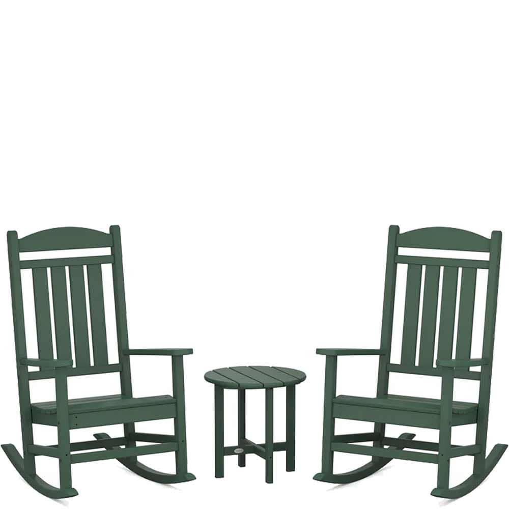 POLYWOOD® Presidential 3-Piece Rocker Set - PWS109-1 Rocking Chair POLYWOOD®
