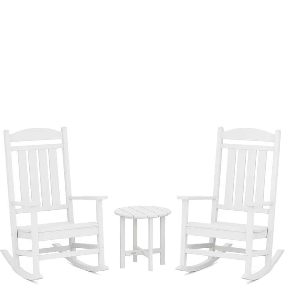 POLYWOOD® Presidential 3-Piece Rocker Set - PWS109-1 Rocking Chair POLYWOOD®