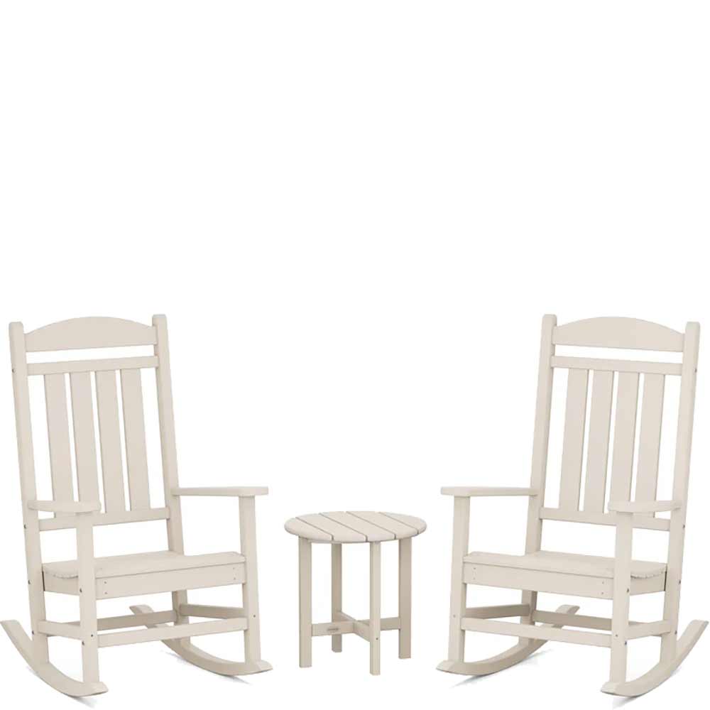 POLYWOOD® Presidential 3-Piece Rocker Set - PWS109-1 Rocking Chair POLYWOOD®