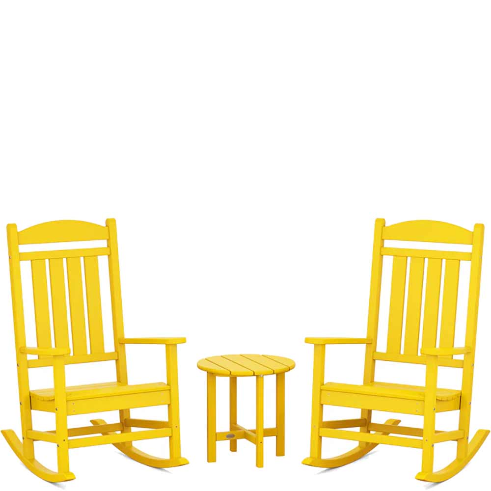 POLYWOOD® Presidential 3-Piece Rocker Set - PWS109-1 Rocking Chair POLYWOOD®