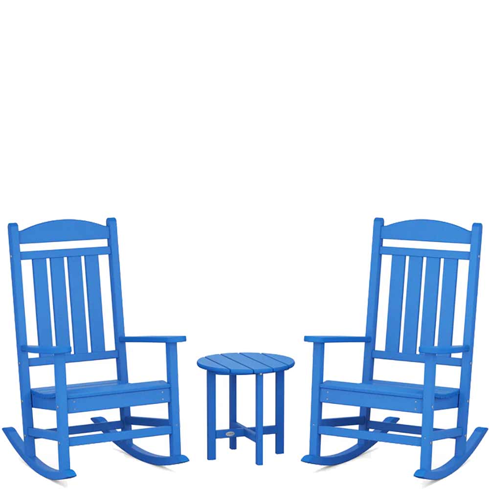 POLYWOOD® Presidential 3-Piece Rocker Set - PWS109-1 Rocking Chair POLYWOOD®