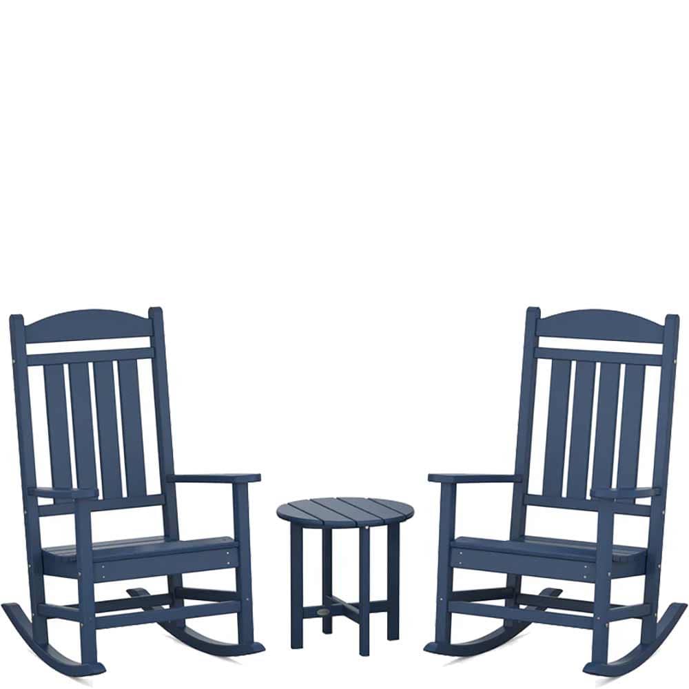 POLYWOOD® Presidential 3-Piece Rocker Set - PWS109-1 Rocking Chair POLYWOOD®