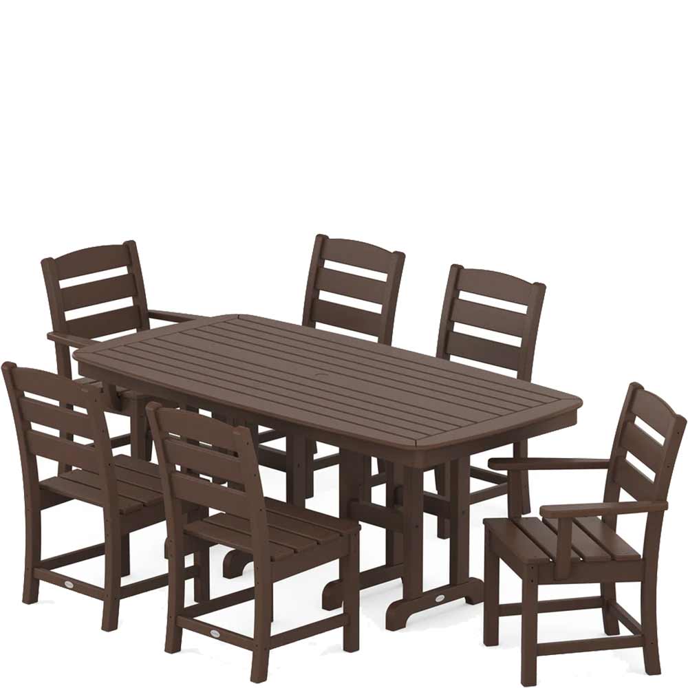POLYWOOD® Lakeside 7-Piece Dining Set - PWS624-1 Dining Table POLYWOOD®
