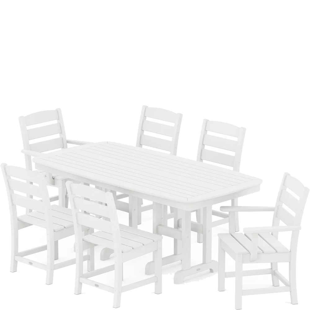 POLYWOOD® Lakeside 7-Piece Dining Set - PWS624-1 Dining Table POLYWOOD®